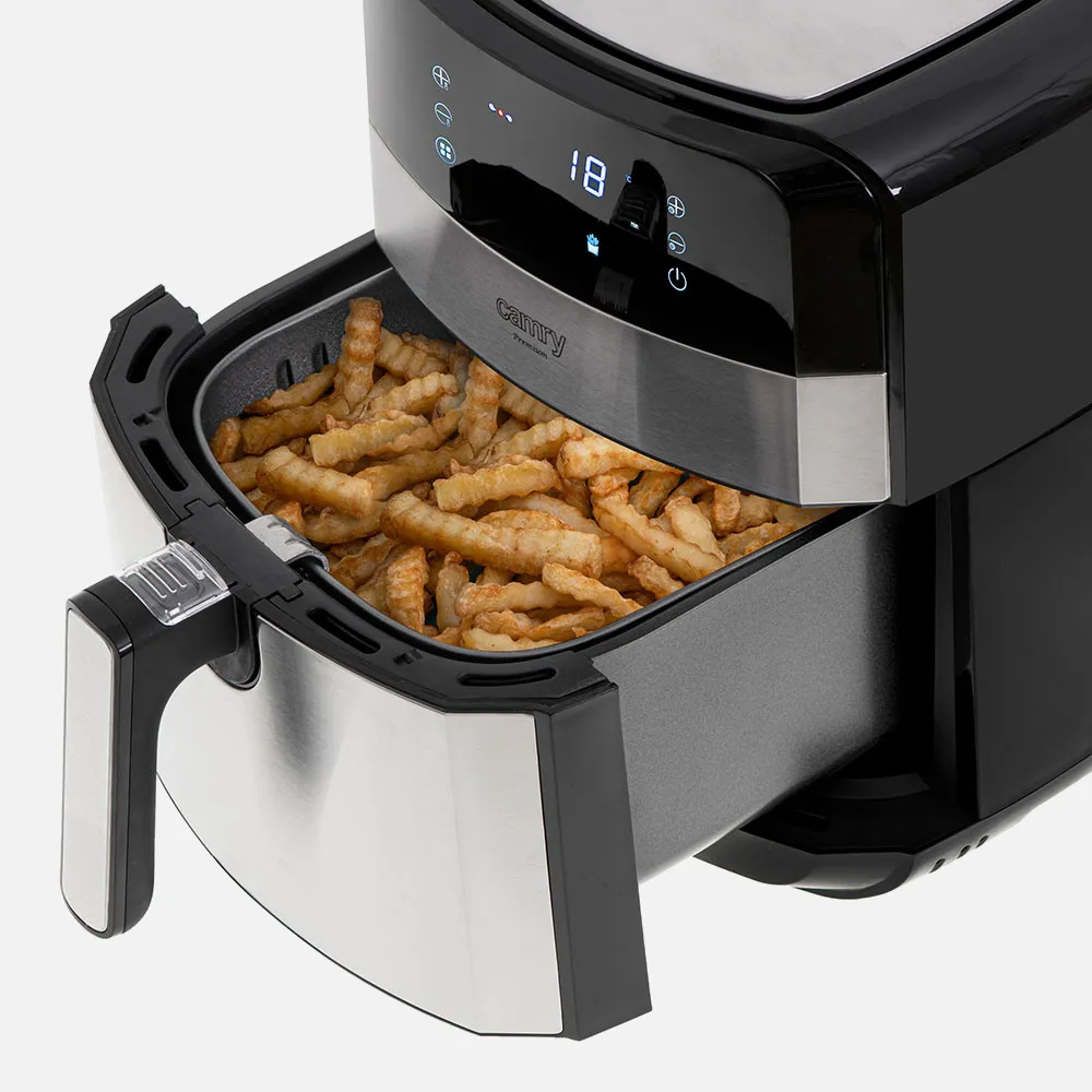 Freidora Sin Aceite 5l 2500w Convercc De Aire 9pro Tactil 33,5x28,5x36,5cm Apagdo Automatic