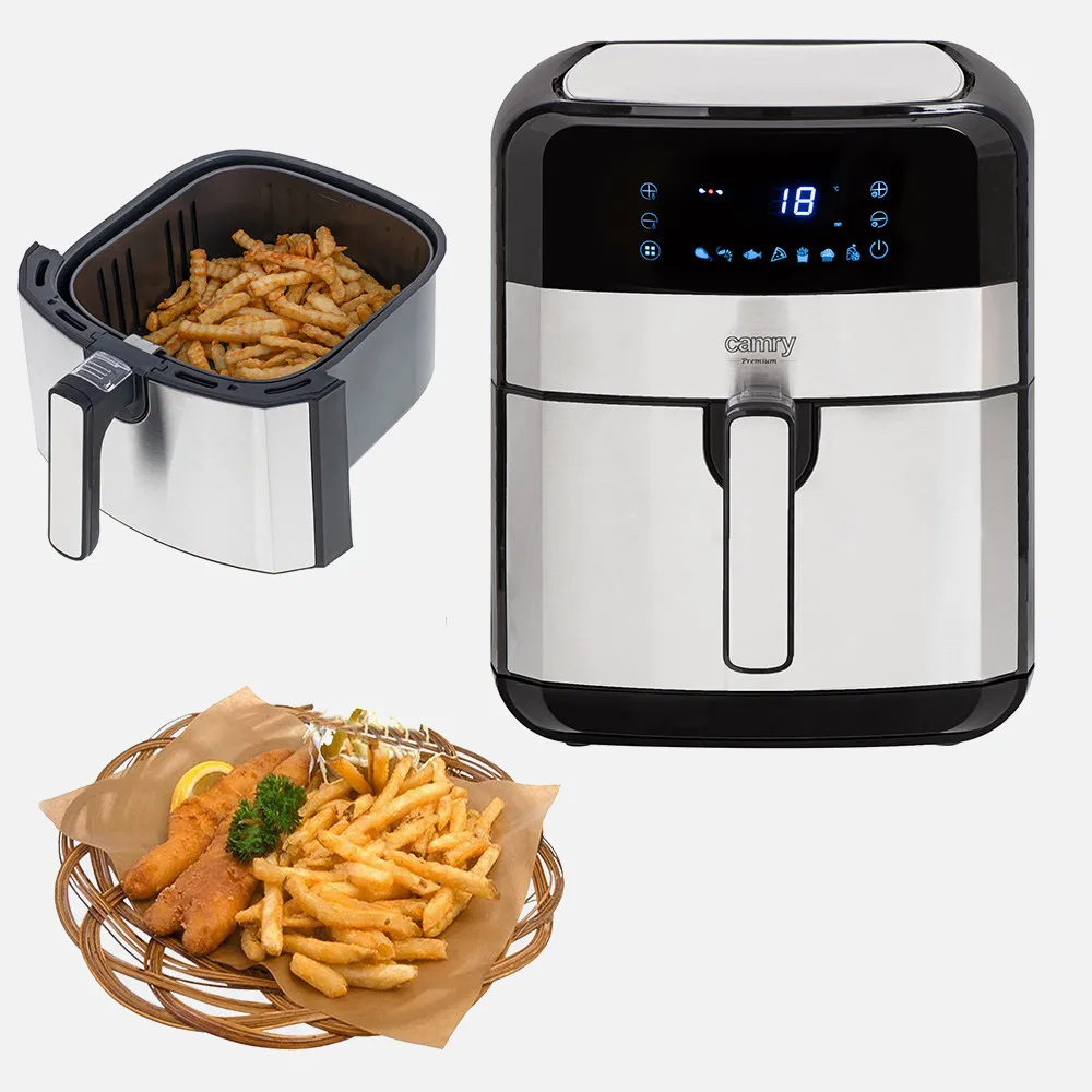 Freidora Sin Aceite 5l 2500w Convercc De Aire 9pro Tactil 33,5x28,5x36,5cm Apagdo Automatic