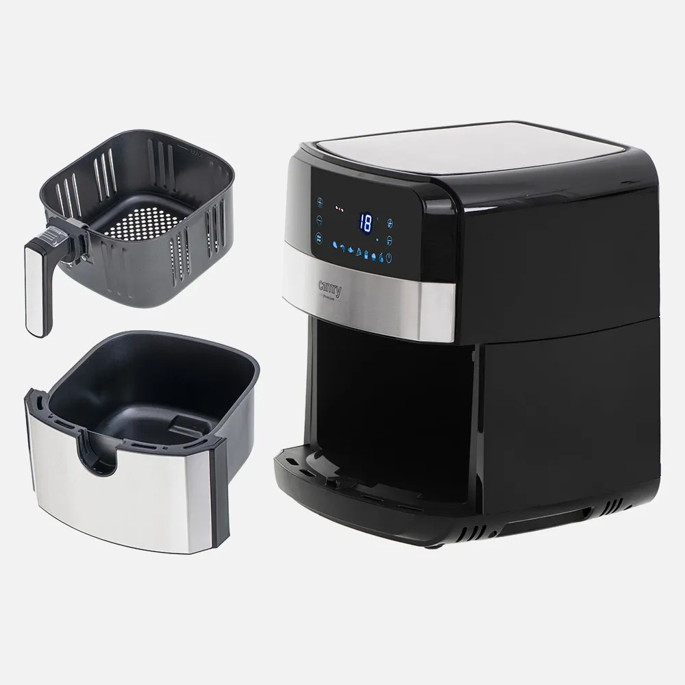 Freidora Sin Aceite 5l 2500w Convercc De Aire 9pro Tactil 33,5x28,5x36,5cm Apagdo Automatic