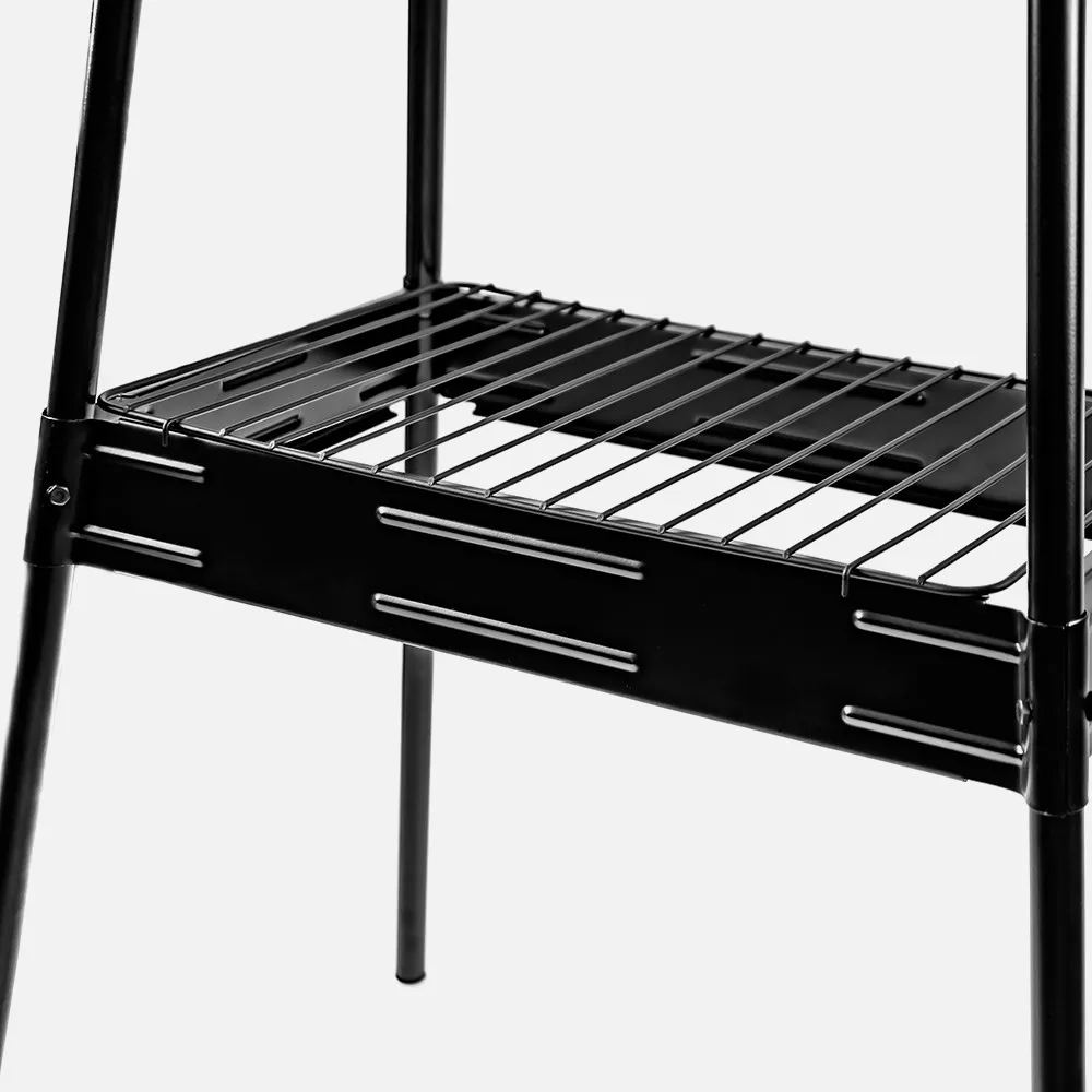Grill Elect.portatil 2400w Bandeja Goteo C/calenta Extraible Rejilla 31x21cm Termost.c/luz
