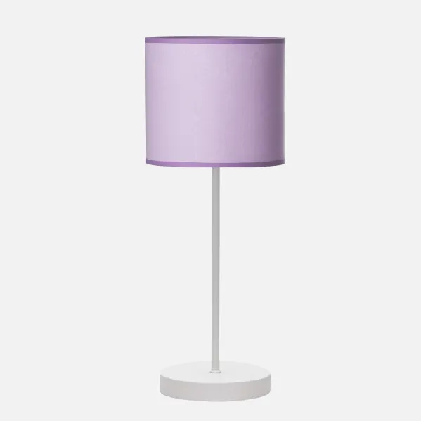 Table lamp Ibor 1xe14  White/lilac 42x17x17 Cm