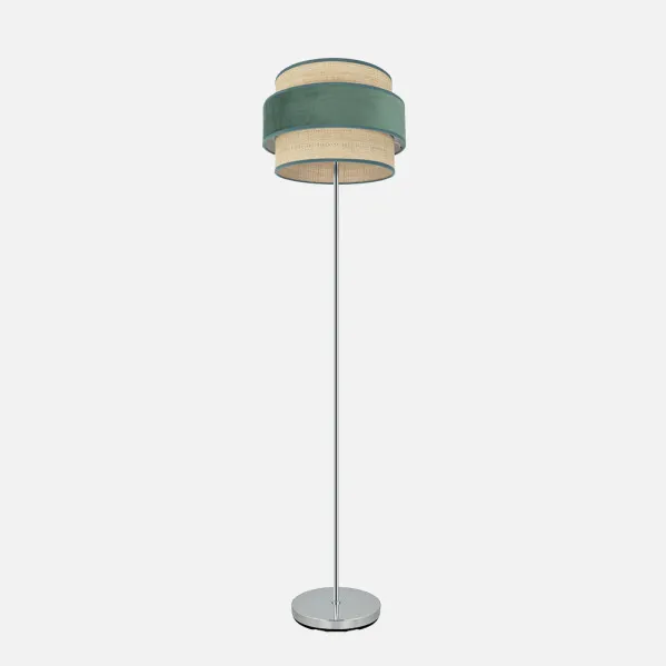 Chrome Kings 1xe27 Chrome/natural-green 160x40x40 cm
