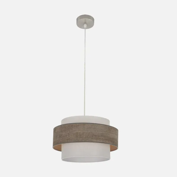 Níquel/Madera Gris
