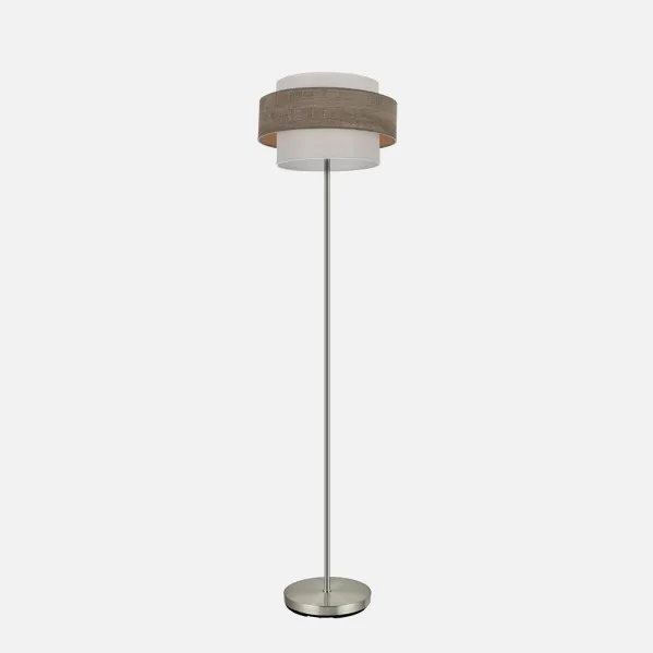 Níquel/Madera Gris