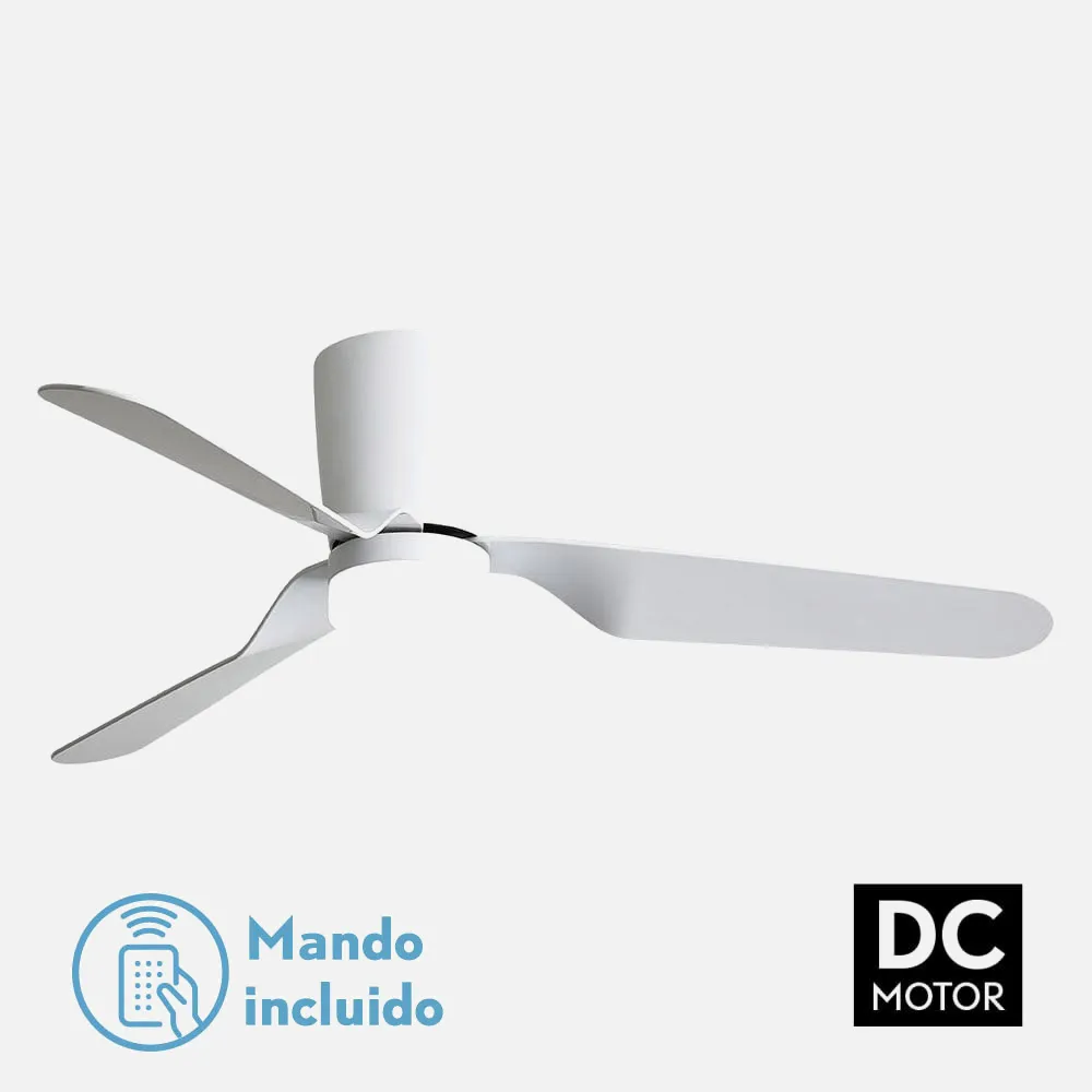 129191301 - Ventilad 18w Dc Kochi Blanco 3 Aspas Blancas 6 Veloc. 3000k, 4000k, 6000k C/remoto Y Temporizador 132 D 2025