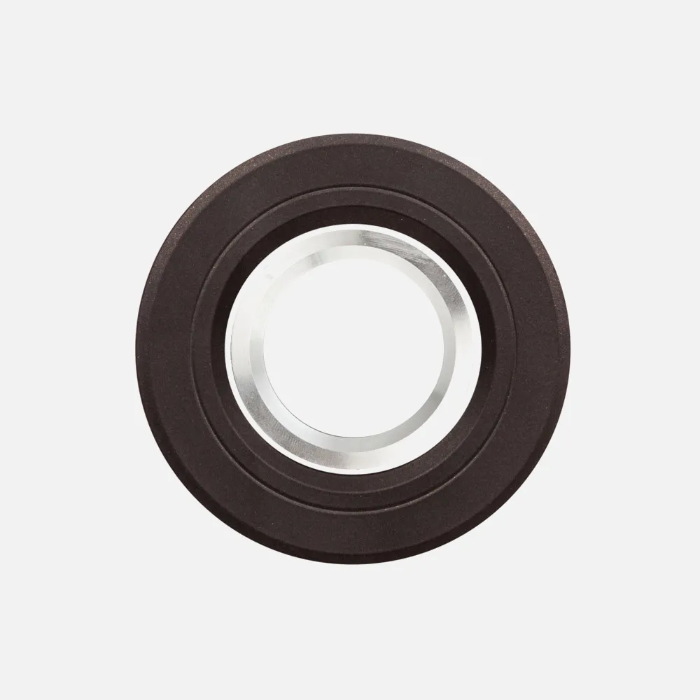 14348RE02 - Recessed downlight Orient.cenote 1xgu10 Round Brown/chrome 2x9,2x9,2 Cm 8 Of Cut-out.c/lamp holder