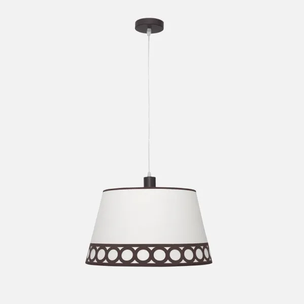 Pendant light Dalia 1xe27 Beige/brown Regx40x40 Cm
