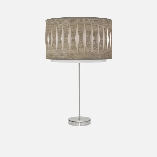 Níquel/Madera Gris