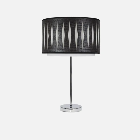 Cromo/Madera Negra