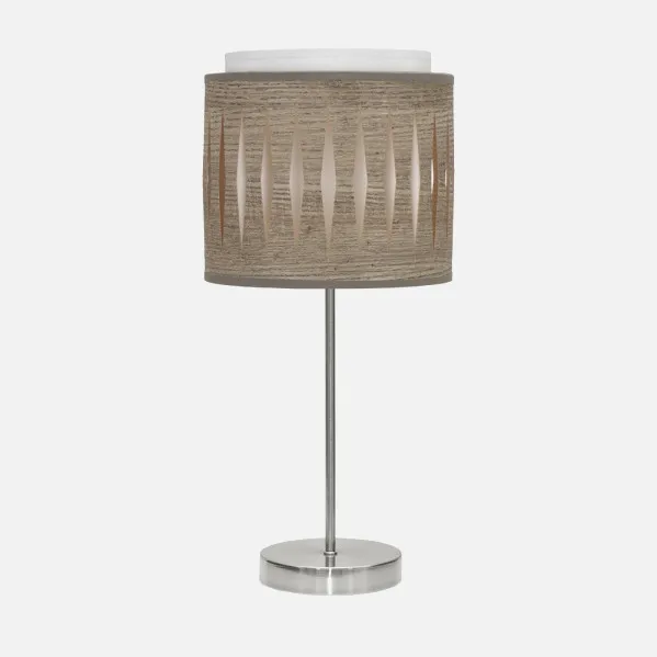 Níquel/Madera Gris