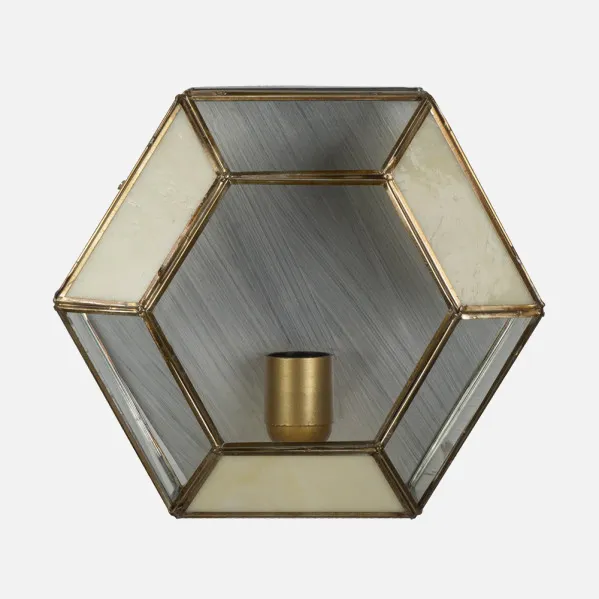 Candeeiro de tecto Granadino Opalina 1xe27 11x27x27 Cm