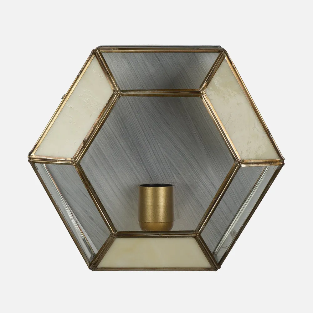 1.873-OPALINA - Candeeiro de tecto Granadino Opalina 1xe27 11x27x27 Cm