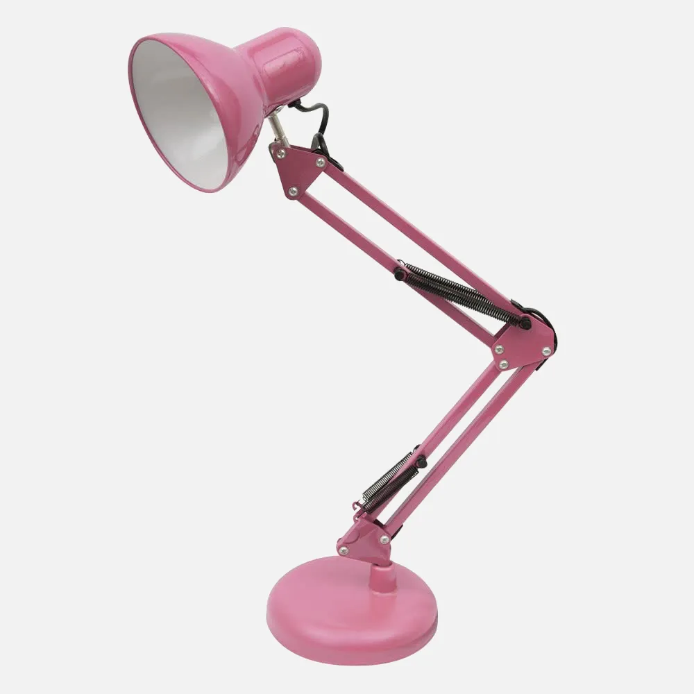 140371000 - Desk lamp Articulated Rutilo 1xe27 Pink 57x39x15 Cm