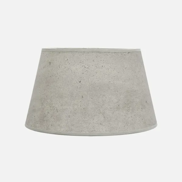 Pantalla Salma E27 Cemento Gris 40dx30dx25h Conica  Abierta