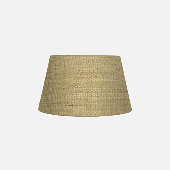 Pantalla Salma E27 Natural 30dx22dx17h Conica   Abierta