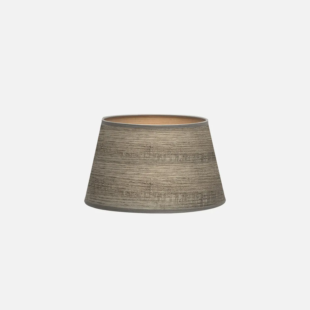 178312583 - Lampshade Salma E27 Wood Grey 25dx20dx15h Conical