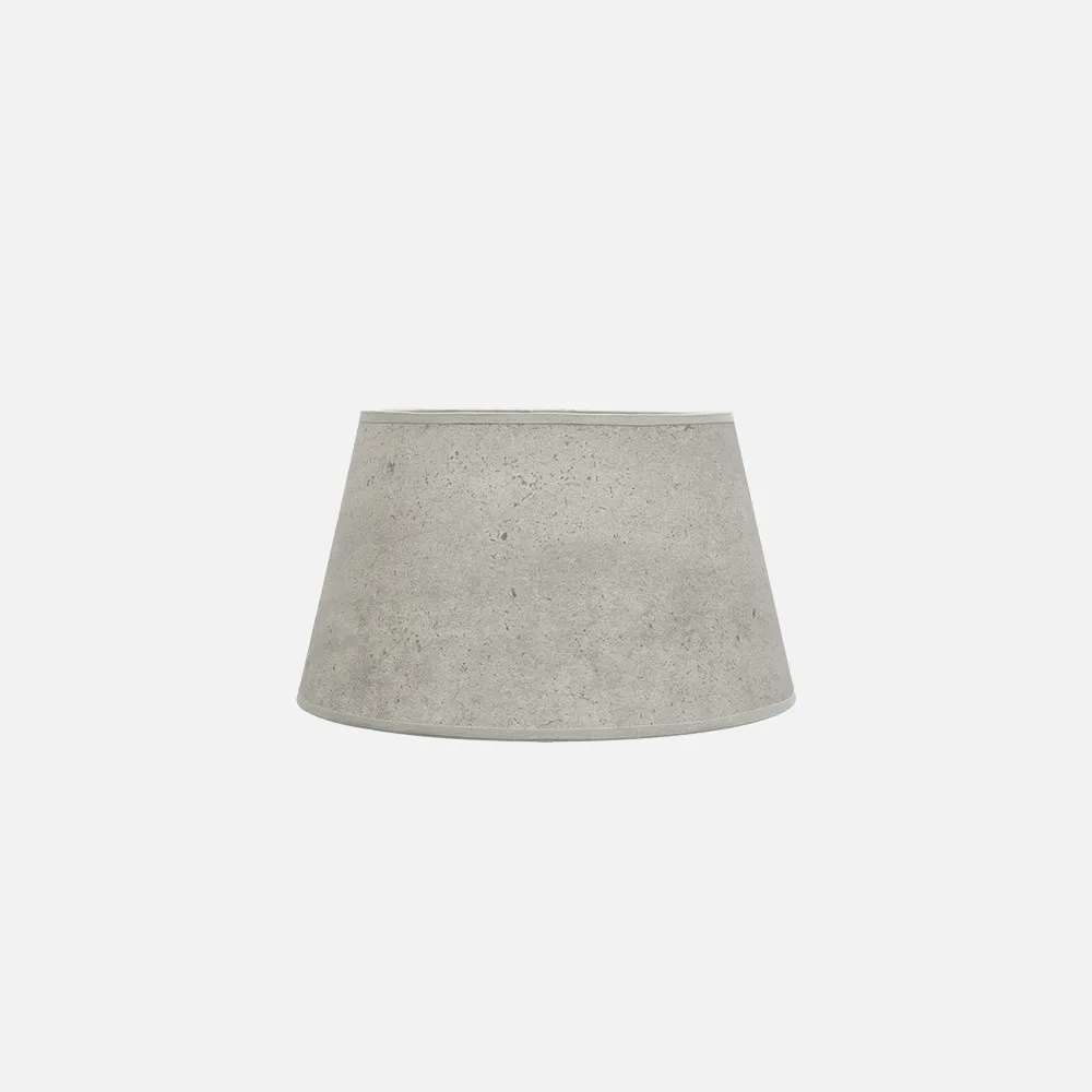 178312528 - Pantalla Salma E27 Cemento Gris 25dx20dx15h Conica