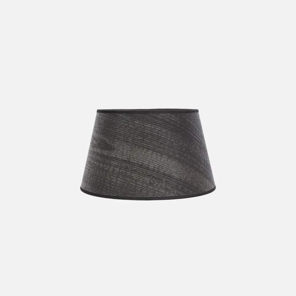 178312509 - Lampshade Salma E27 Wood Black 25dx20dx15h Conical