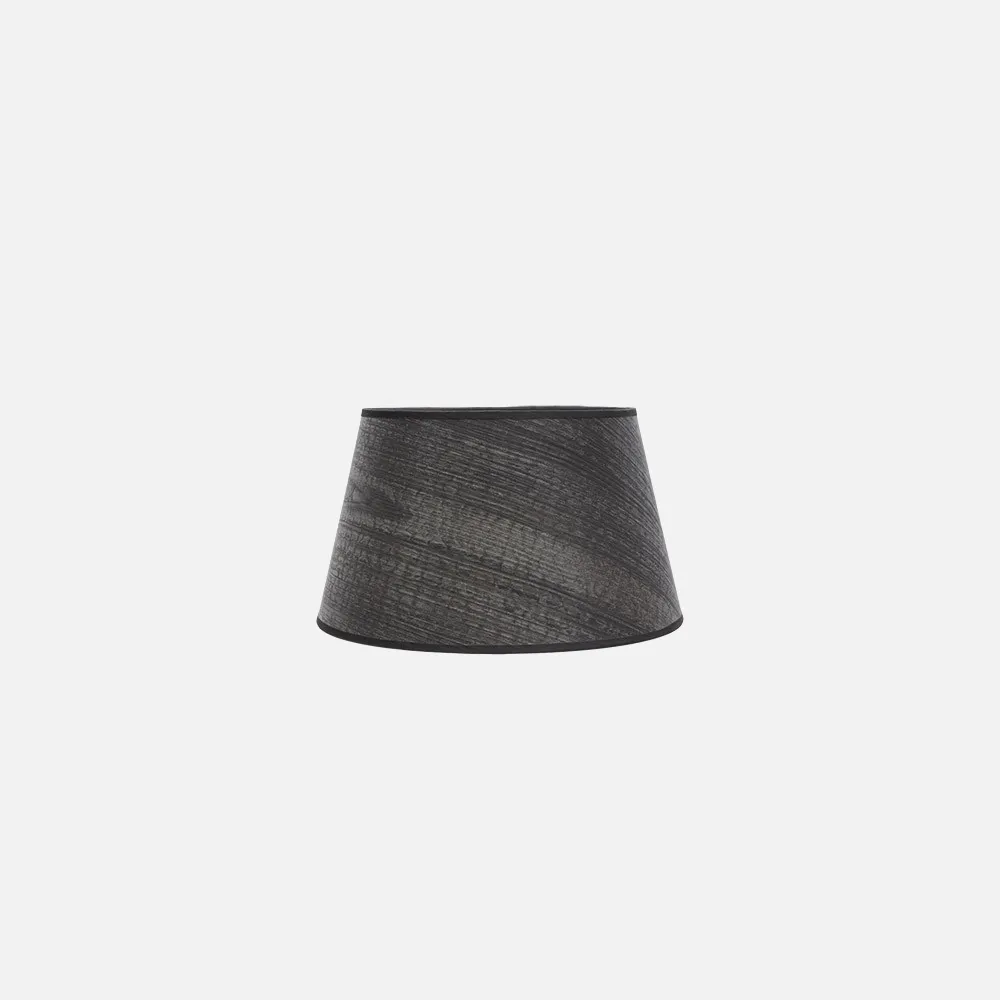 178312009 - Pantalla Salma E27 Madera Negra 20dx15dx12,5h