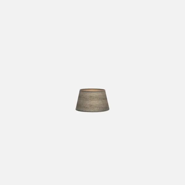 Pantalla Salma Pinza Madera Gris 10dx8dx8h Conica   Abierta