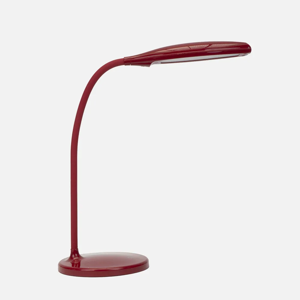 140671007 - Flexo Turmalita 7w 560lm Rojo 3000-4000-6000k 45x16x35 Cm Tactil Y Reg.Intensidad