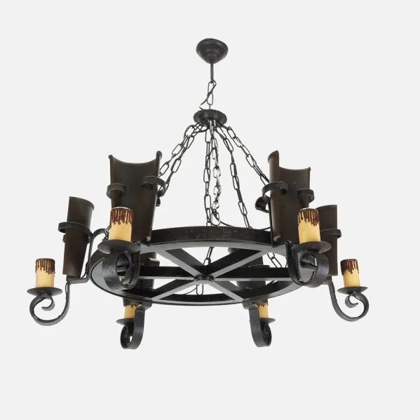 Lamp Cantina 6xe27 Brown Regx83x83 Cm