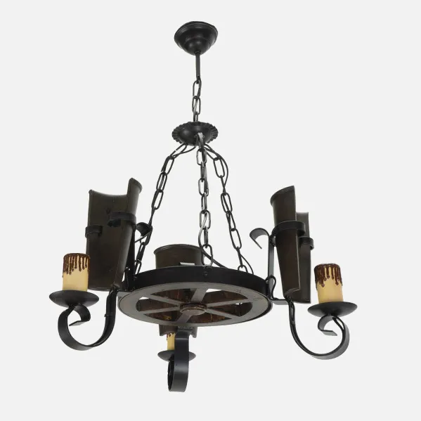 Lamp Cantina 3xe27 Brown Regx50x50 Cm