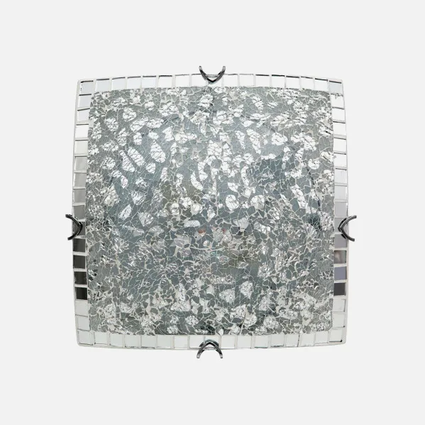 Ceiling light Square Tenor 2xe27 Chrome Mosaic 9x30x30 Cm