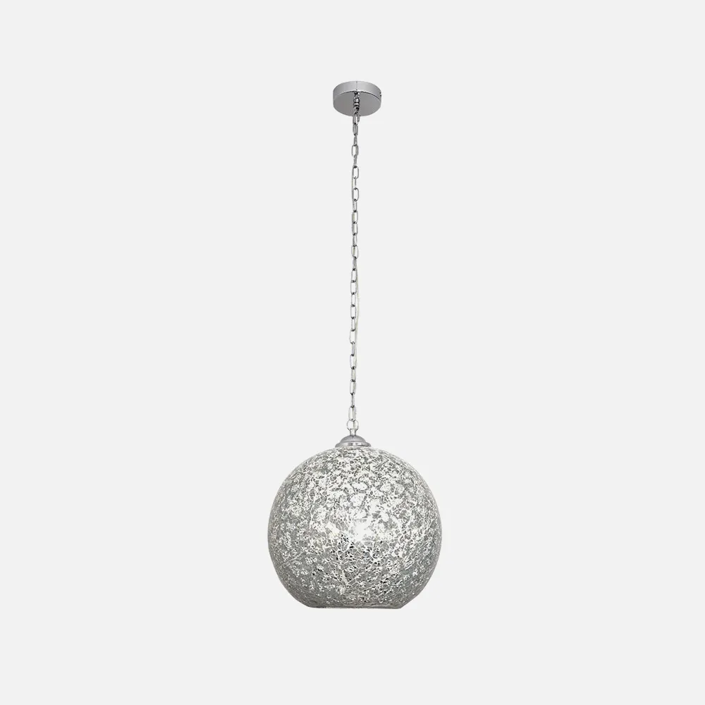 177592520 - Pendant light Tenor 1xe27 Chrome Mosaic Regx25x25 Cm