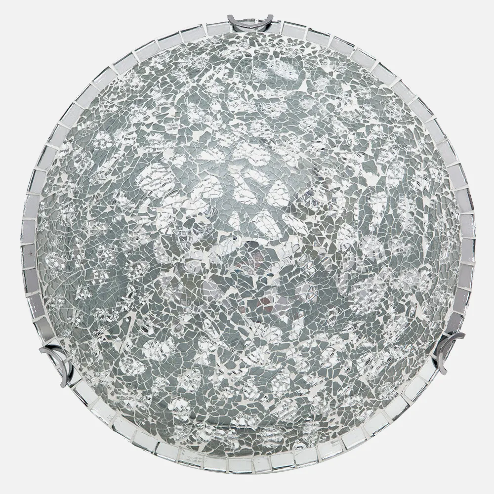 177584020 - Plafon Tenor 3xe27 Cromo Mosaico 12x40x40 Cm
