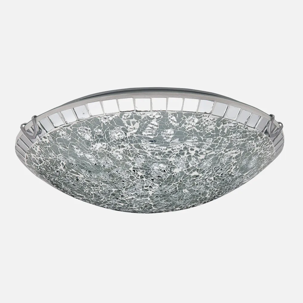 Plafon Tenor 3xe27 Cromo Mosaico 12x40x40 Cm