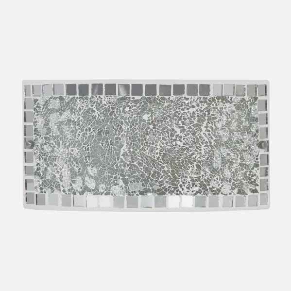 Wall light Rectang. Tenor 1xe27 Chrome Mosaic 17x32,5x6 Cm