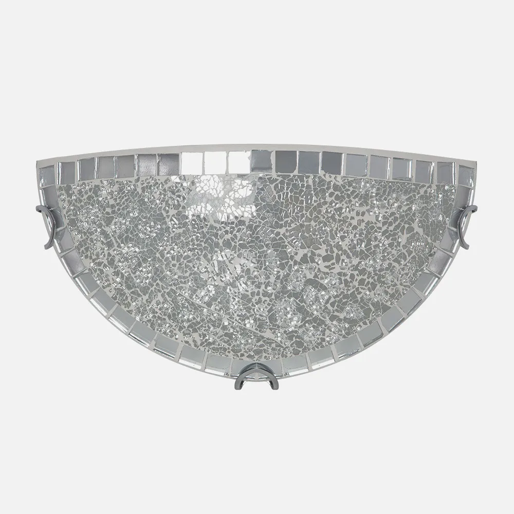 177561020 - Wall light Tenor 1xe27 Chrome Mosaic 16x30x8,5 Cm