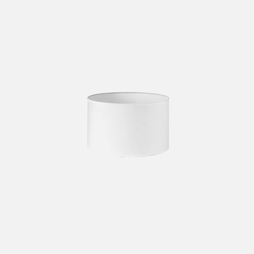 176132201 - Lampshade Cylindrical Dori E27 White 22Dx22dx15h Cm Knitted Popelin