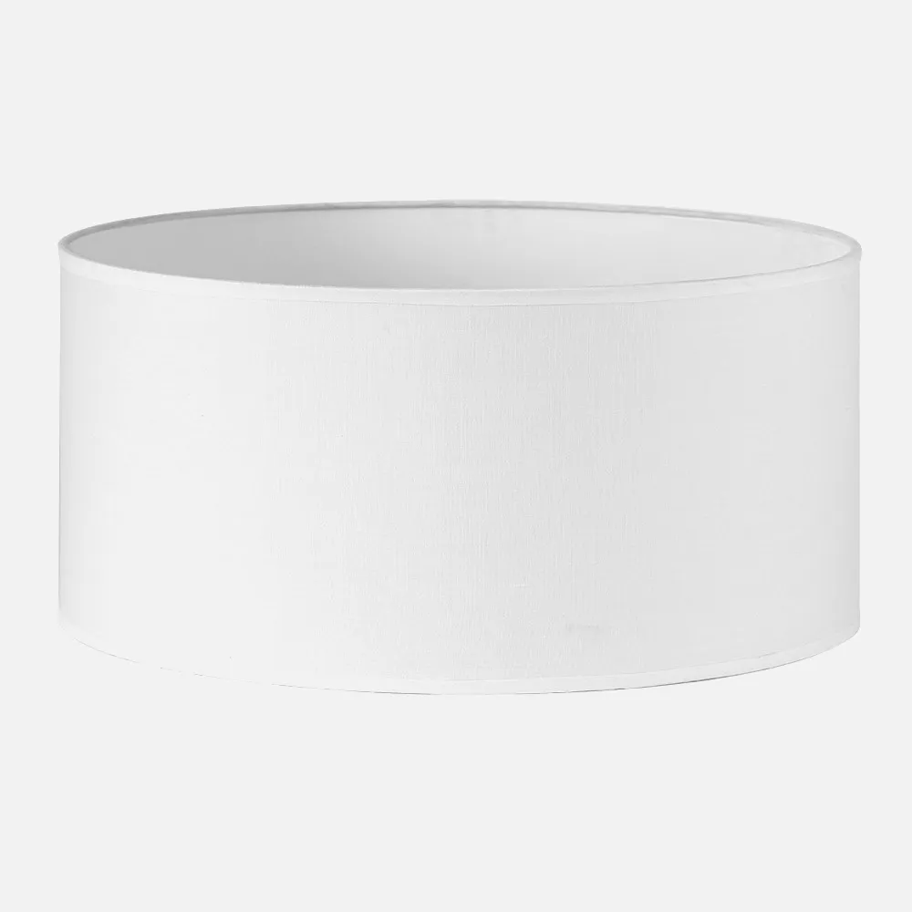 176136001 - Lampshade Cylindrical Dori M10 White 60Dx60dx30h Cm Knitted Popelin
