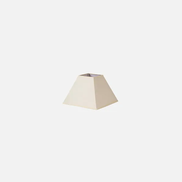 Pantalla Piramide Mezzo E27 Beis 17dx8dx13h  Tejido Popelin