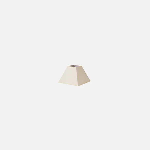 Pantalla Piramide Mezzo Pinza Beis 12dx7dx10h  Tejido Popelin
