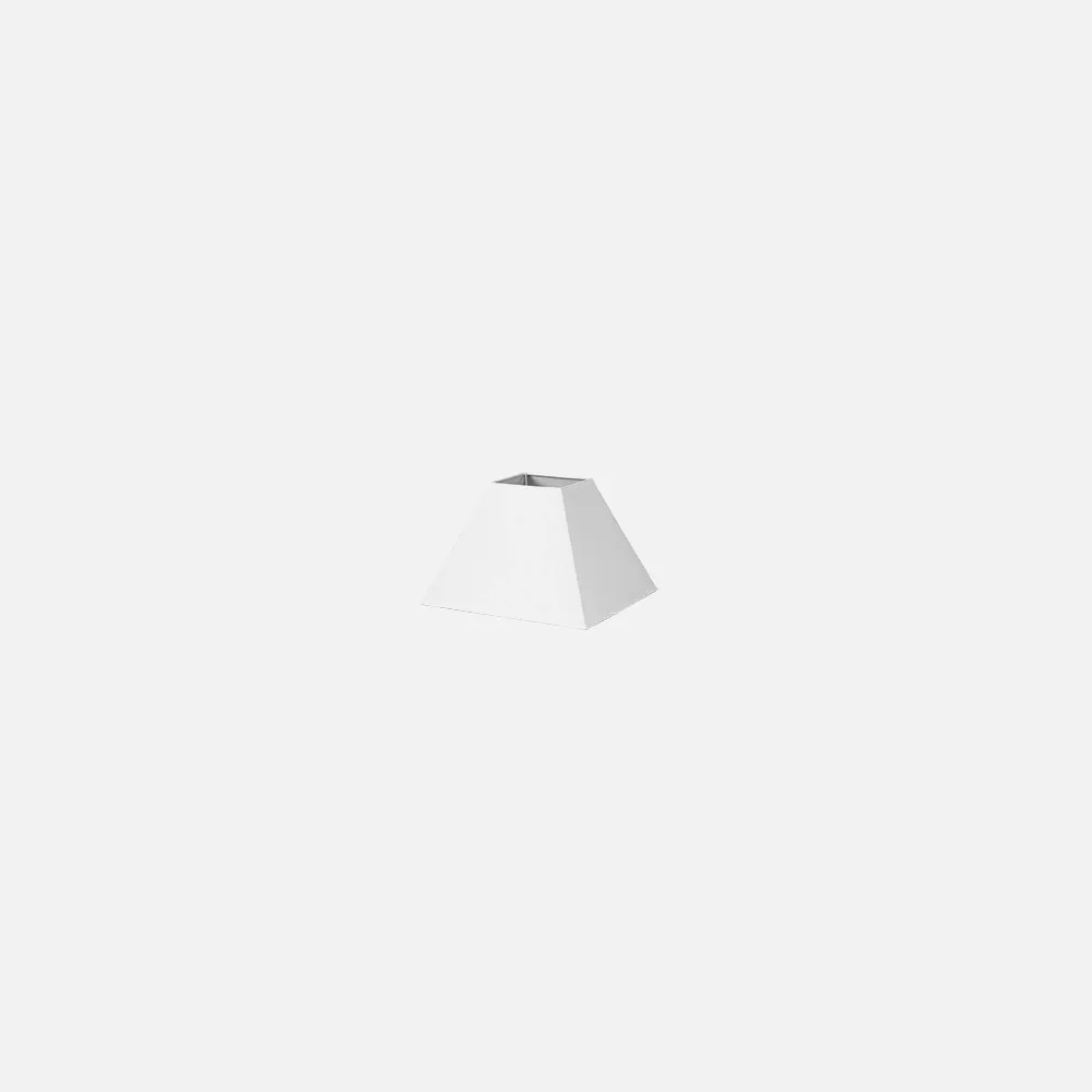 176441201 - Pantalla Piramide Mezzo Pinza Blanco 12dx7dx10h  Tejido Popelin