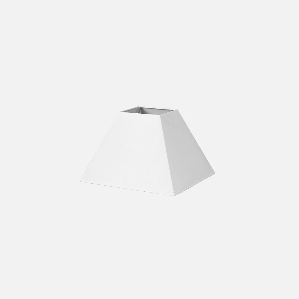 176442501 - Pantalla Piramide Mezzo E27 Blanco 25dx11dx18h Tejido Popelin