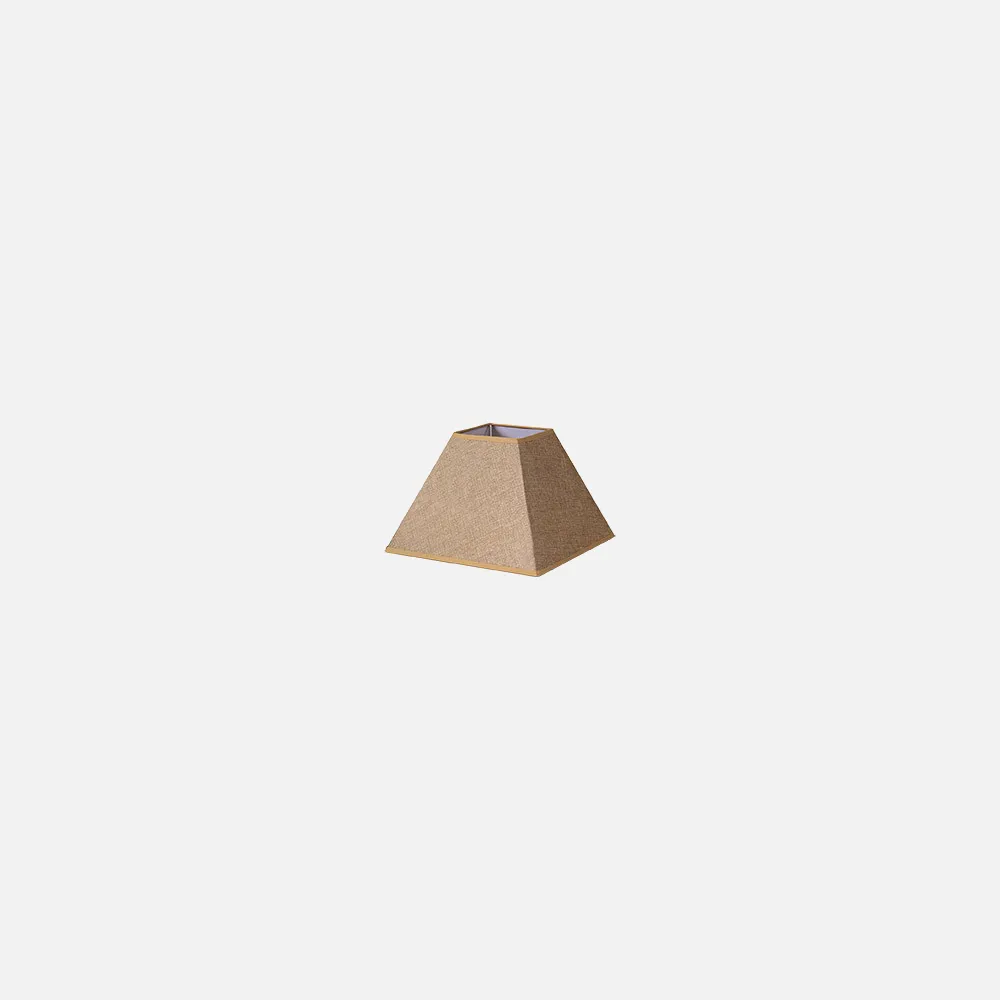 Pantalla Piramide Divos Pinza Marron 12dx7dx10h Saco-yute