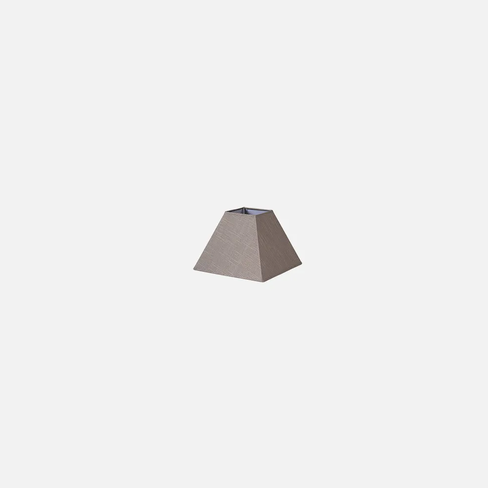 Pantalla Piramide Tenorio Pinza Lino Gris 12dx7dx10h