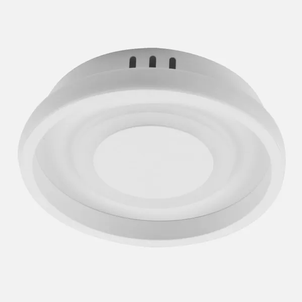 Plafon 20w 3000-4000-6000k Elma Blanco 5,5x21x21 Cm 1900 Lm C/memoria De Color De Luz