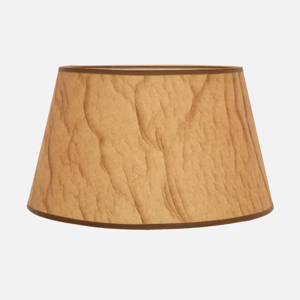 Lampshade Salma E27 Parchment 45dx35dx30h Conical   Open