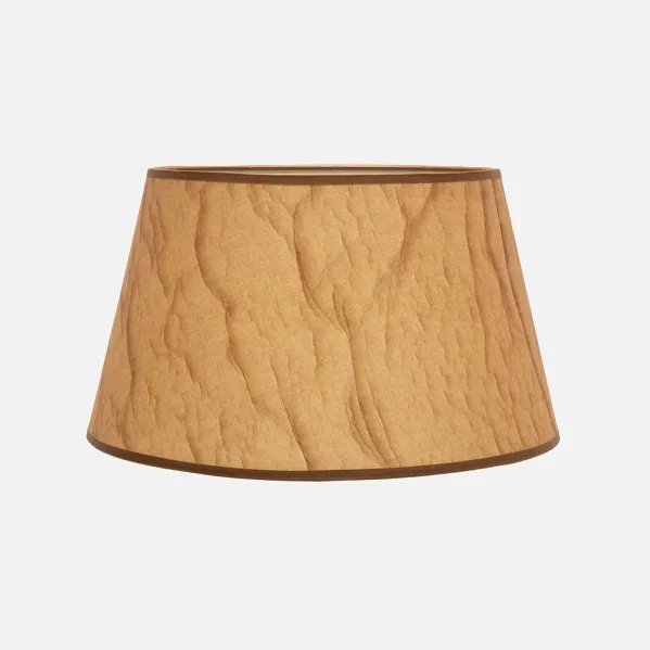 Lampshade Salma E27 Parchment 40dx30dx25h Conical   Open