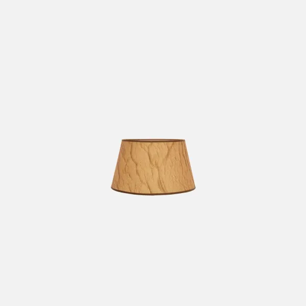 Lampshade Salma E27 Parchment 15dx12dx13h Conical Open