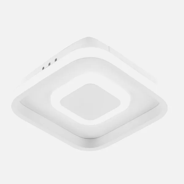 Plafon 24w 3000-4000-6000k Elma Blanco 5,5x21x21 Cm 2280 Lm C/memoria De Color De Luz