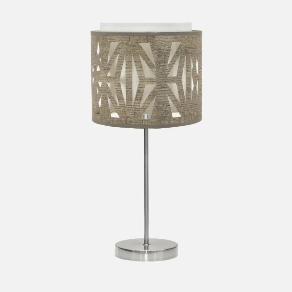 Níquel/Madera Gris
