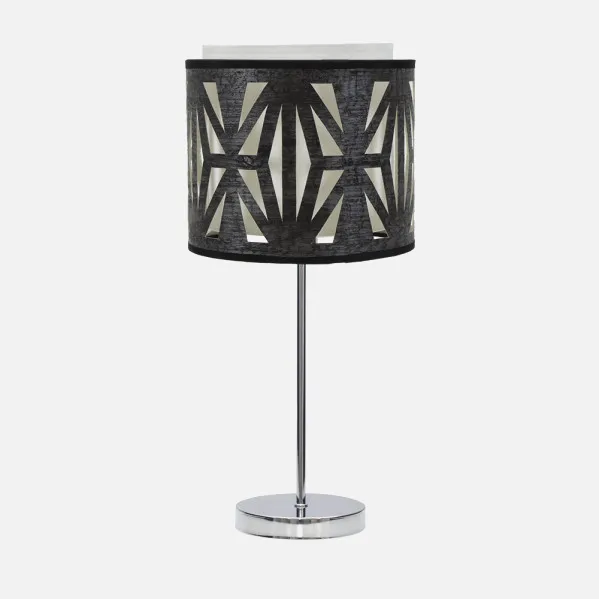 Cromo/Madera Negra