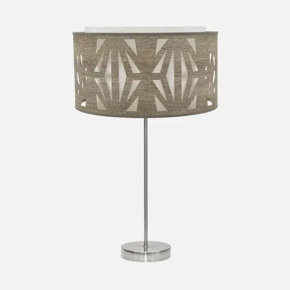Níquel/Madera Gris