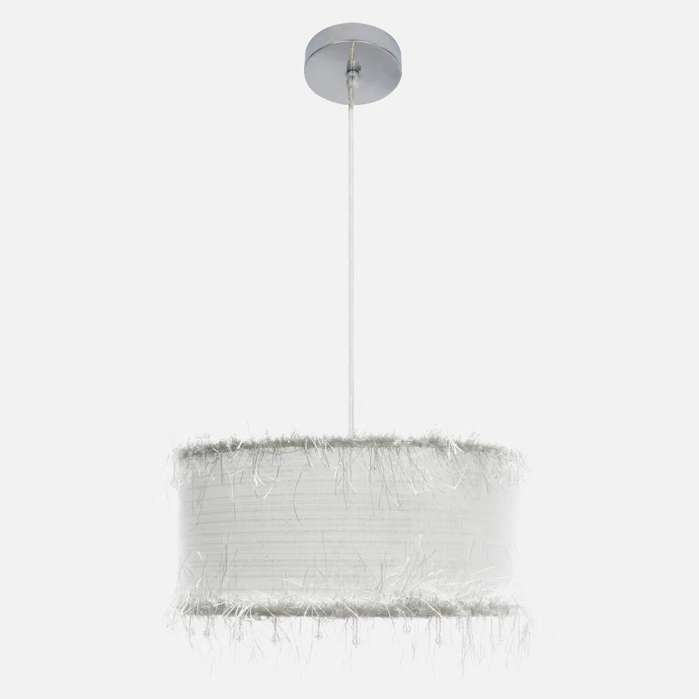 117594001 - Pendant light Threads 1xe27 White Regx40x40 Cm